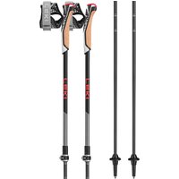 Leki Instructor Lite Adjustable Nordic Walking Poles Black/Red
