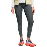 On Trek Tights Women's Technical Leggings, UK 10 Lead/Black