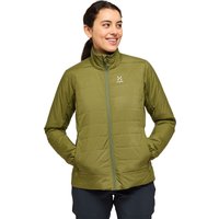 Haglofs Mimic Silver Women's Insulated Hooded Jacket, UK 10 Olive