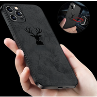 Fashion Cloth Case For iPhone XR X Xs Max 11 12 13 14 15 16 Pro Max 12 13 Mini 7 8 SE2 Build-in Magnet iron Cover Deer Cat Shell