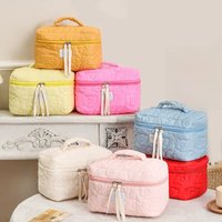 Female New Flower Pattern Women Makeup Bag Toiletries Cosmetic Organizer Zipper Bag Travel Wash Pouch Cosmetic Bag Make Up Bags