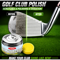 Golf Club Polishing Wax Rust and Scratch Remover Metal Shine Restorer for Sports Equipment and Golf Clubs