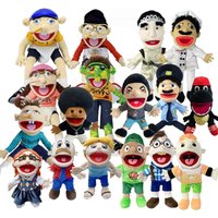 30/60cm Jeffy Hand Puppet Plush Children Soft Doll Talk Show Party Props Christmas Doll Plush Toys Puppet Kids Gift
