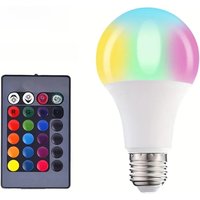 16 Color E27 RGB Remote Control Bulb Led Light For Room Smart Bulb Lamp Dimmer Low Power Consumption Energy Save Adjustable Bulb