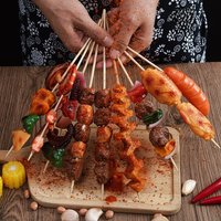 Simulation Barbecue Strings, BBQ Skewer, Roast, Beef String, Food Model, Fake Display Prop Toy, Kitchen Accessories