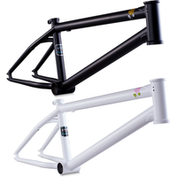 AliExpress Funsea Bicycle Frame BMX Bike Frames Chromoly 4130 Quadro De Bicicleta Butted Tubes Freestyle Street Park Stunt Jump Pump Rosa