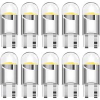 10Pcs W5W Led T10 WY5W LED Bulbs Car Light COB Auto License Plate Lamps Dome Read Lights Car Wedge Parking Lights