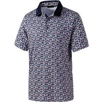 Stars Tree Pattern 3D Printed Polo Golf Shirt For Men Plaid Striped Design Casual Sports Button T-shirt Short Sleeves Sunday