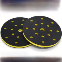 6 Inch 150mm 17-Hole High Density Hard Sponge Surface Protection Interface Pads for Sanding Pad Protector Power Tool Accessories