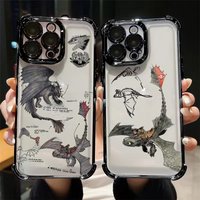 How to Trains Your Dragons Toothless Plating Phone Case For Xiaomi Redmi A3 14C 13C K50 A1 Note 14 13 12 11 10 9S Pro Plus 4G 5G