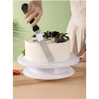 11inch Plastic Cake Turntable Rotating Cake Plastic Dough Pastry Decorating Cream Stand Rotary Table DIY Pan Baking Tool