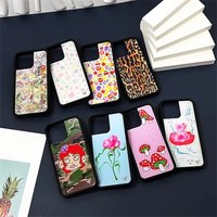 Wildflower ins Mushroom Colorful Star Phone Case for iPhone 17 16 15 14 13 12 Pro Max 16Plus WF Cute Leopard Girls Cover Funda