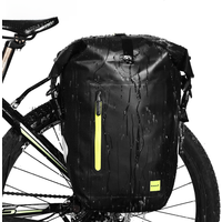 AliExpress Rhinowalk Bike Pannier Bag Waterproof 25L Bicycle Luggage Saddle Bags For MTB Road Bike Cycling Travel Shoulder Bag Accessories