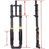 AliExpress DNM Fork USD-8N USD-8 FAT MTB Front Fork For Snowy Bike Double Shoulder Bike Beach Bike Oil Spring Disc Brake Fork USD-8C 1PCS