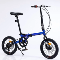 AliExpress Folding 16-inch Mini Bike Outdoor Portable Riding Adult Bicycle Women's Disc Brake Small Wheel Men And Women Speed Bicycle 2025