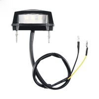 AliExpress WYMECT Universal Motorcycle LED License Plate Light Tail Light 12V Sports Car Dirt Bike Scooter Mini Tail Light License Plate Light