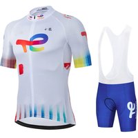 AliExpress NONE Total Energies Team Cycling Jersey Set Breathable Mtb Maillot Ciclismo Hombre Outdoor Sports Bib Pant Summer Bicycle Clothing