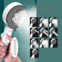 VILOYI 10 Modes High-Pressure Filtered Shower Head One Key Stop Water Massage Bathroom Handheld Showerhead Shower nozzle