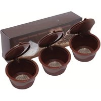 1/3/5pcs Refillable Coffee Capsules Filter Cup Compatible Taste Adapter Reusable Nescafe Dolce Gusto Machine Pod Compatible Kit