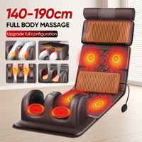 Electric Massage Mattress Vibrating Heating Massager Cushion For Neck Back Foot Full Body Pain Stress Relief Body Relax