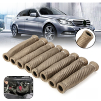 8Pcs/Set Spark Plug Wire Boots 1200˚F Heat Shield Protector Sleeve Car Cord Heat Shield Thermal Cover Fiberglass Insulator