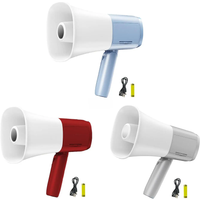 Megaphone Speaker User Friendly Portable Megaphone Bullhorn for Selling Promotions Safe Drills Cheerleading Fans Outdoor Sports