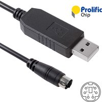 PG-4S Prolific USB Programming Cable PL2303 USB TTL to 6-pin Mini Din for Kenwood TM-V7 TM-V7A TM-V7E TM-G707 TM-G707A TM-G707E