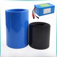 1/2/5m Width 130mm~500mm 18650 Battery Wrap PVC Heat Shrink Tube Pack Insulated Film Wrap Lithium Case Cable Sleeve Shrink Wrap