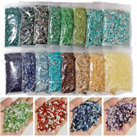 AliExpress vinswet 3-5MM Colorful Natural Stone Gravel Chips No Hole Quartz Minerals Reiki Healing Tumbled Specimen Stone Home Aquarium Decoration