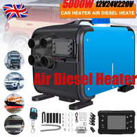 Car Heater Air Diesel Heate 12V 24V 5000W Aluminum Shell Air Parking Heater Warmer Wireless Control Engine Preheater UK