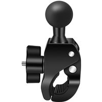 AliExpress NONE Motorcycle Handlebar Clamp Ram Mount Base with 1 Inch Ball Mount for Gopro Garmin Action Camera Bicycle Rail Clip Support