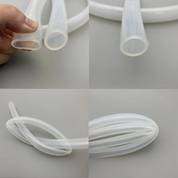 22x25 Silicone Tubing ID 22mm OD 25mm Food Grade Flexible Drink Tubing Pipe Temperature Resistance Nontoxic Transparent