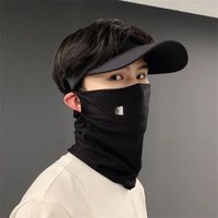 AliExpress Summer Ice Silk Sunscreen Mask For Men Women UV Protection Face Cover Neck Wrap Scarf Outdoor Cycling Ear Bandana