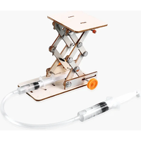 1 PCS DIY Hydraulic Experiment Lift Kids Scientific Toys Puzzle STEM Technology Physics Teaching Aids Science Educational Kit