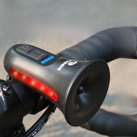 AliExpress X-TIGER Electronic bicycle horn Lighted warning and siren integrated Battery life of 6 hours Suitable for road and mountainbikes
