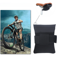 AliExpress VKTECH Bicycle Saddle Bag Toolkit Seat Cushion Pouch Portable Waterproof Folding Cycling Tail Rear Pannier Cycling Elements