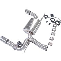 Wholesale Price GFC Axleback Exhaust for BMW 340i F30 B58 Single Drum Single Valve Swallowtail Dual Outlets