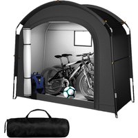 Bike Storage Shed for 2-4 Bikes Portable Waterproof Bicycle Shelter Tent 200x165x80cm 210D Oxford Cloth Foldable Sunshade Cover image 4