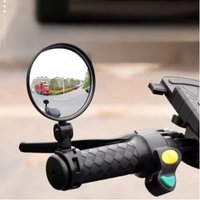 AliExpress NONE Universal Bicycle Rearview Mirror 360°Adjustable Rotate Convex Wide Angle Cycling Handlebar Rear View Mirrors