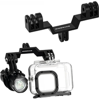 AliExpress riderace RIDERACE Aluminum Dual Twin Mount Adapter for GoPro Hero 11/10/9/8/7/6/5 Bicycle Computer Holder Camera Housing Handheld monopod