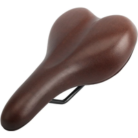 AliExpress riderace Bicycle Saddle Vintage ComfortableThicken Soft Shock Absorption Bike Seat PU Leather Sponge Shockproof Mountain Cycling Cushion