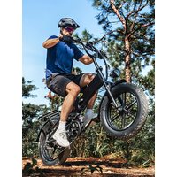 AliExpress URLIFE Urlife Foldable Commuting Electric Mountain Bike 20x4 Inch Fat Tire 48V 13AH Hidden Battery 28MPH 100-mile Range Eike For Adults