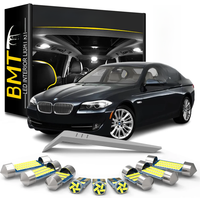 BMTxms 20Pcs For BMW 5 Series M5 F10 F11 Sedan Touring 2010 2011 2012 2013 2014 2015 2016 Canbus LED Interior Light Car Lamp