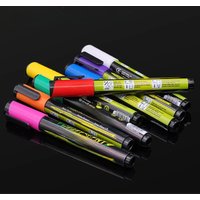 Queen Marker Pen LED Highlighter Marks Pen 8 Colors Optional Bevel Nib Paintbrush Beekeeping Queen Bee Tools Fast Delivery 1Pcs