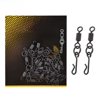 20pcs Carp Fishing Swivel with Quick Change Snap, Fishing Rigs for Carp Fishing Accessories AG140