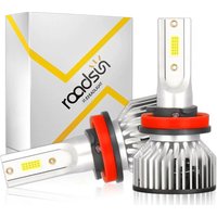 9005/HB3 9006/HB4 9012 H1 H7 H11 High/Lo Beam H4 All In One LED Bulbs 30000LM 6500K White Double COB Chips LED 2pcs