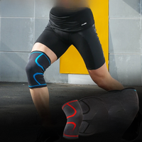AliExpress NONE Knitted Sports Knee Pads, Running Basketball, Cycling Fitness, Anti Slip, Breathable Nylon Knee Pads for Men and Women
