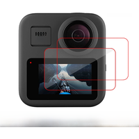Tempered Glass Screen Protector for GoPro MAX 2 / MAX Case Protection Protective Film for Go Pro MAX2 Housing Cover Accessories