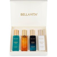 Generic Bella Vita Luxury Unisex Eau De Parfum Gift Set 4 X 20ml for Men & Women with SKAI, FRESH, WHITEOUD, HONEY OUD Perfume|Long Lasting EDP Fragra