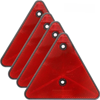 AliExpress NONE Red Triangle Reflectors Rear Reflectors Safety Warning For Trailer Bike Motorcycle Truck Boat Car Accessories